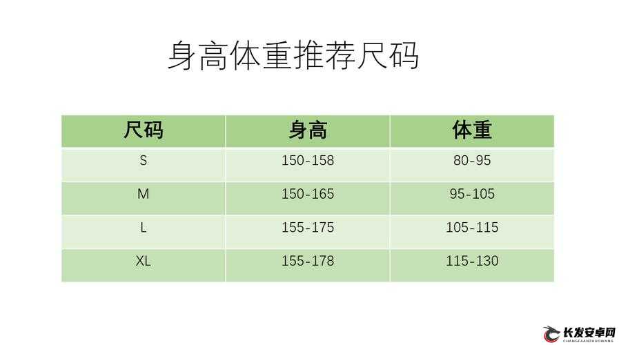 国产尺码和欧洲尺码表 2023-对比与分析